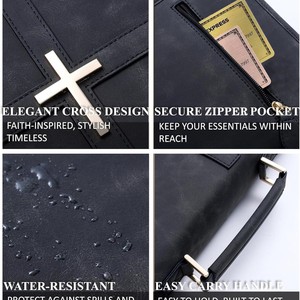 Bolsa de Almacenamiento para Libros de Oración, con Cierre, de Poliéster, a la Moda, Funda Protectora para Libros de Viaje, Impermeable y a Prueba de Polvo, de 3-6L - Product Image 3