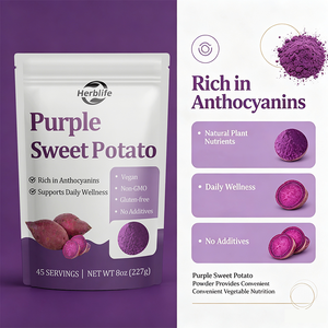 Polvo de Camote Morado de Marca Privada OEM ODM, Rico en Antocianinas, Vitaminas y Minerales Añadidos Personalizados, Vegano, Sin Gluten, No Modificado Genéticamente - Product Image 3