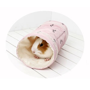 Simpatico criceto cavia che gioca a 2/3 fori traspirante pieghevole Tunnel tubo giocattoli gabbia della casa - Product Image 5