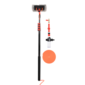 Winslow & Ross แปรงทำความสะอาดพลาสติกขนาด4.5ม./7ม. ไม้กวาดกวาดน้ำ5ก้านอลูมิเนียมแบบยืดหดได้ - Product Image 1