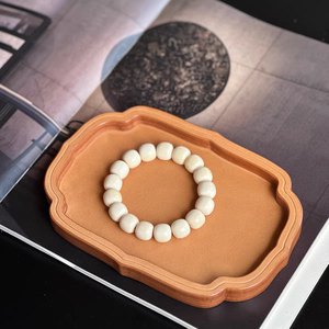Factory Direct Veg-Tan Leather Catchall Tray Handmade Entryway Organizer Jewelry Display Dish OEM Desktop Storage Box for Gifts - Product Image 1