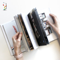 Livres personnalisables en usine A4 à la demande impression de livre à couverture rigide de haute qualité impression de papier de reliure parfaite et de carton