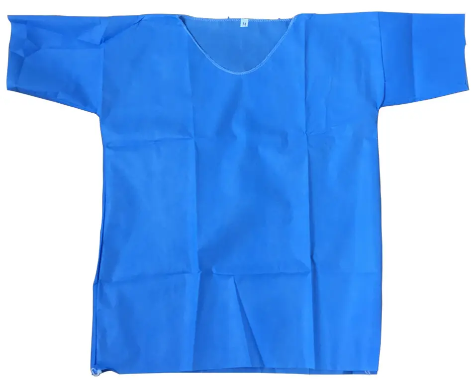 डिस्पोजेबल एसएमएस दंत गाउन प्रयोगशाला जैकेट ऑपरेटिंग कपड़े Workwear Scrubs