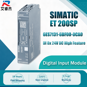 Nouveau module d'entrée numérique SIMATIC ET 200SP d'origine 6ES7131-6BF00-0CA0 DI 8x24VDC HF modules IO et200sp 6es7131-6bf00-0ca0 - Product Image 1