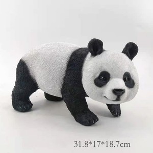 Große Panda-Skulptur für Außenbereich Zoo Kindergarten Freizeitpark Dekoration Garten Landschaft Lebensgroße Wilde Tier Panda-Statue - Product Image 6