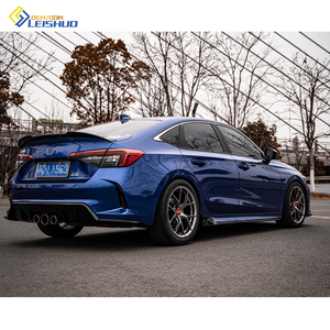 Leishuo, gran oferta, piezas de automóviles ABS/PP/fibra de carbono, Kit de carrocería de faldas laterales Para <span class=keywords><strong>Auto</strong></span> <span class=keywords><strong>Honda</strong></span> <span class=keywords><strong>Civic</strong></span> para <span class=keywords><strong>Honda</strong></span> <span class=keywords><strong>Civic</strong></span>, Kit de carrocería, actualización 2021 - Product Image 4