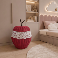 Paniers en rotin pas chers pour la décoration de la chambre d'enfant, paniers faits à la main en différentes formes d'animaux, décoration multifonctionnelle pour la maison