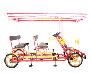 Véhicule de tourisme, <span class=keywords><strong>vélo</strong></span> tandem à <span class=keywords><strong>4</strong></span> <span class=keywords><strong>roues</strong></span> pour adultes, maintenant 1 pièce, quadricycle, <span class=keywords><strong>4</strong></span> personnes, <span class=keywords><strong>vélo</strong></span> tandem <span class=keywords><strong>couché</strong></span> - Product Image 5