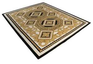 Tapis en laine tufté à la main, écologique et de qualité supérieure, tapis uni doux avec un design moderne et une base antidérapante, décoration intérieure - Product Image 4