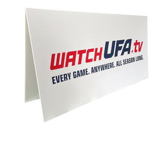Panneaux de séparation d'entraînement pour terrain de football en plein air, personnalisés, imprimés recto-verso, panneau d'affichage debout de type Toblerone - Product Image 5