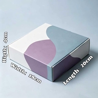 Cajas de Envío Minimalistas de Dos Tonos con Forma Abstracta para Cuidado de la Piel, Velas, Joyería, Regalos y Embalaje de Productos Aeronáuticos