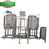 Machine de brassage de bière artisanale automatique en acier inoxydable 500L 8BBL 10HL, fermentateur de bière, système de brassage de micro-bière, installation