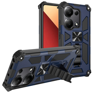 Funda híbrida de doble capa con soporte resistente para Xiaomi Redmi 10C 9C 9A 10A K70E 9 / <span class=keywords><strong>12T</strong></span> Pro Poco X6 X4 X3 Pro, funda con soporte - Product Image 1