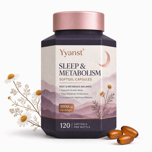 Cápsulas de Gel Suave para Dormir por la Noche y Apoyo Metabólico, 120 Unidades, Fórmula Botánica Natural para un Sueño de Calidad, Ayuda al Metabolismo, OEM/ODM - Product Image 3