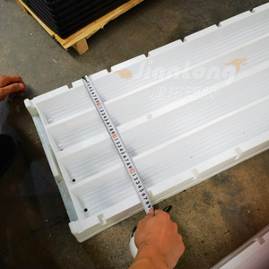 Boîte et plateau en plastique durable Jianlong NQ carré pour le perçage, norme ISO - Product Image 3