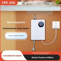 Chauffe-eau électrique mural instantané anti-gel, séparation eau chaude et froide, eau chaude en 3 secondes pour usage hôtelier et domestique