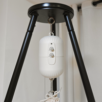 Premium Tragbare Baby-Hängematte Stabiler Metallrahmen Langlebiges Schaukelbett-Gestell für Schlafzimmer Kinderzimmer Kinderbetreuung 130kg Belastbarkeit
