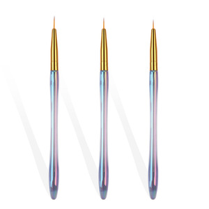 Pinceau à ongles en acrylique ultra-fin coloré pour la peinture <span class=keywords><strong>sur</strong></span> ongles et la sculpture florale - Product Image 1