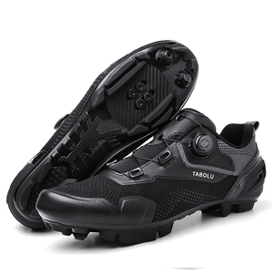 <span class=keywords><strong>Zapatillas</strong></span> de Ciclismo MTB con Bloqueo, Antideslizantes, con Tacos para Montaña, Hebilla de Rotación Rápida, Personalizables, para Ciclismo y Triatlón - Product Image 3