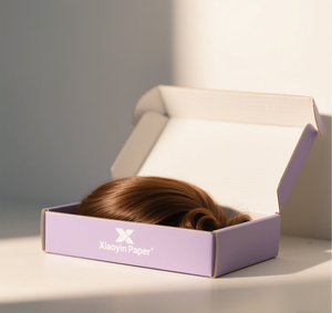 صندوق أرجواني مطبوع بشعار وحجم مخصص تعبئة وشحن الملابس والشعار والشعار والشعار صندوق توصيل وشحن - Product Image 3