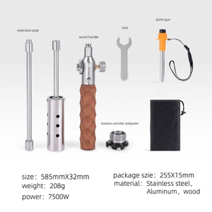 7500W 360 độ xoay cầm tay butan gas TORCH đốt lợn tóc Burner ngọn lửa Súng gas TORCH với cắm trại BBQ - Product Image 3
