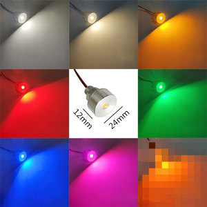 Petit <span class=keywords><strong>Spot</strong></span> 1W Mini projecteur LED 3V 5V <span class=keywords><strong>12V</strong></span> encastré Downlight salle de bain armoires de <span class=keywords><strong>cuisine</strong></span> vitrine lampe - Product Image 3