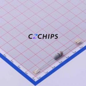 Resistencia de Óxido Metálico de 390 Ohmios, 5%, MO1W-390ohm, Componente de Orificio Pasante THT, D4.5xL11mm, 350V - Product Image 1