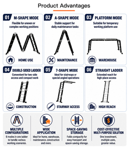 <span class=keywords><strong>Escalera</strong></span> Plegable Mini DY de Acero con Certificación CE, <span class=keywords><strong>Escalera</strong></span> Vertical Portátil de <span class=keywords><strong>Emergencia</strong></span>, Escalón Móvil para Subir Escaleras, para Escaleras Exteriores - Product Image 5