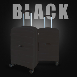 Ensemble de bagages en polyester écologique à coque rigide en PP, style moderne classique minimaliste de luxe, imperméable, avec 4 roues et serrure à combinaison, grand format - Product Image 6