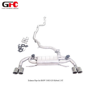 Système d'échappement sport pour BMW <span class=keywords><strong>330E</strong></span> G20 2.0T <span class=keywords><strong>Hybride</strong></span> 2022, système d'échappement en acier inoxydable 304SS avec commande de soupape - Product Image 2