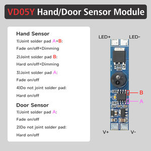 Sensor de Movimiento para Puerta IR de 12 V CC, 8 A, 96 W, Control de Atenuación LED, Lámparas, Escaneo de Corta Distancia, Sensor de Mano - Product Image 3