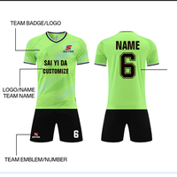 Vêtements de football de haute qualité sur mesure pour hommes et femmes Vêtements de sport d'entraînement de football pour adultes de couleurs unies