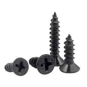 Tornillos Autorroscantes Hongda, Phillips, Cabeza Avellanada, Hierro Negro, Fijaciones para Madera, Rosca Derecha, Tamaño Estándar - Product Image 3