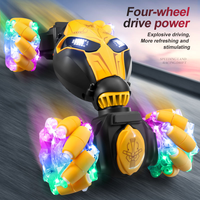 Voiture télécommandée la plus vendue avec lumières, montre à détection gestuelle, voiture RC acrobatique à 360° pour enfants, jouet radiocommandé