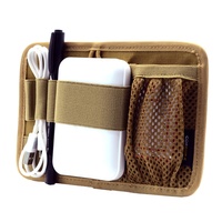 Planche adhésive tactique pour sac à mailles EDC extérieur, avec crochets magiques, fixation au dos, compatible avec les gilets, outils extensibles et organiseurs de voiture