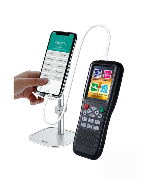 125KHz 13.56MHz NFC Smart Card Reader Writer RFID Smart Chip X100 Port Access Card Programmer Duplicator ISO14443A/EMID/ID64
