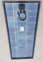 Panneau solaire rigide transparent 190W avec cadre noir pour caravane, camping-car, module solaire OEM