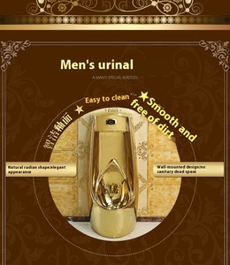 Cảm Ứng Tự Động Treo Tường Người Đàn Ông Của Bồn tiểu Thiết Kế Hiện Đại Vàng Gốm Ktv Bồn tiểu Xô Cho Phòng Tắm Và Khách <span class=keywords><strong>S</strong></span>ạn <span class=keywords><strong>S</strong></span>ử Dụng - Product Image 5