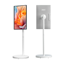 Toptan Fiyat 27 İnç Dokunmatik Ekranlı Android Akıllı LED TV 128GB Depolama Alanı 27000mAh Pil Mobil Taşınabilir 10 Noktalı Kızılötesi Metin