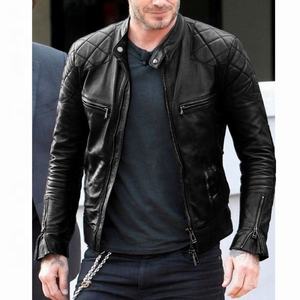 Veste en cuir PU décontractée pour homme, couleur moutarde, fermeture éclair, meilleur prix de gros au Pakistan - Product Image 5