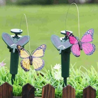 Papillons et colibris vibrants colorés à énergie solaire dansants et flottants pour la décoration de la maison, du jardin et de Pâques