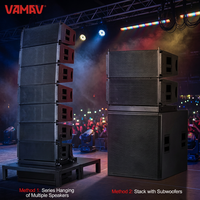 VAMAV Bocinas NOVA LX1002 Activo Altavoz Profesional Sistema Lineal 10 Pulgadas 800W RMS DSP Soporte Bluetooth TWS Para las Feri