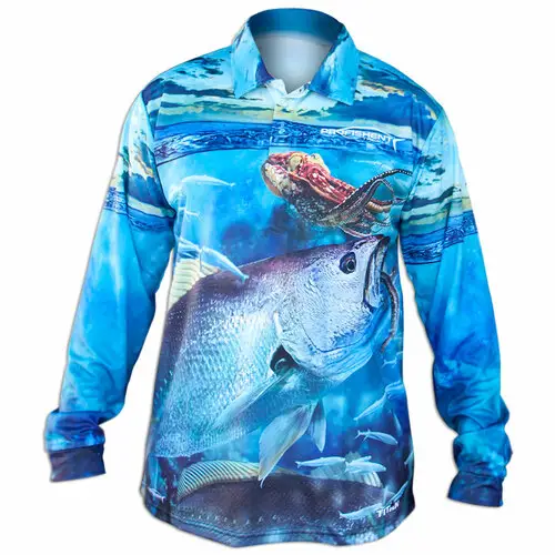 polo shirts with fish on ot upf 50 uv anti protective long sleeve mens fishing shirts vented youth quick dry fishing shirt