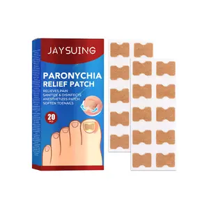 Jaysuing Jiagou กาวพยาบาลผ้าพันแผลหนาสีเทานุ่มเล็บแก้ไขฝังเล็บเท้าซ่อมแซมการดูแลสุขภาพ
