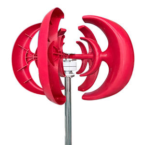 Turbina de viento vertical de baja velocidad al por mayor de bajo precio 300 Turbina de viento vertical de flor pequeña en la azotea - Product Image 5