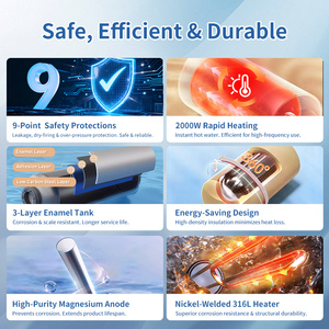 <span class=keywords><strong>Chauffe</strong></span>-<span class=keywords><strong>eau</strong></span> électrique à écran tactile haute qualité et économe en énergie, 50L, <span class=keywords><strong>80L</strong></span>, 100L, pour salle <span class=keywords><strong>de</strong></span> bain, maison, hôtel - Product Image 4