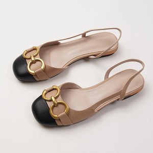 Sandales plates à <span class=keywords><strong>talon</strong></span> épais et colorées de style coréen pour femmes 2026 – Respirantes et légères, parfaites pour l'export. - Product Image 2