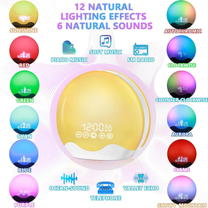 Máquina de Sonido para Dormir y Despertar con Luz, Función de Configuración Inteligente por APP, Despertador con Simulación de Amanecer, Máquina de Ruido Blanco, Modelo S - Product Image 6