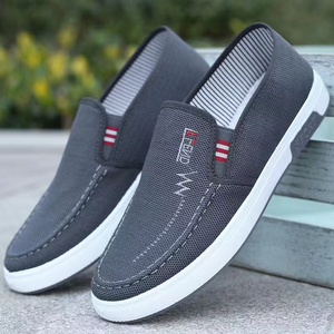 Chaussures de sport décontractées pour hommes, respirantes, en toile avec doublure en tissu de coton, tendance mode, vente en gros - Product Image 3