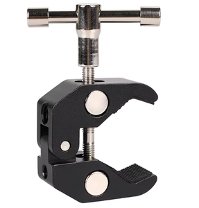 알루미늄 합금 매직암 사진 스튜디오 액세서리 대형 크랩 클램프 1/4인치 3/8인치 스레드 관절형 매직암 내구성 나일론 - Product Image 1